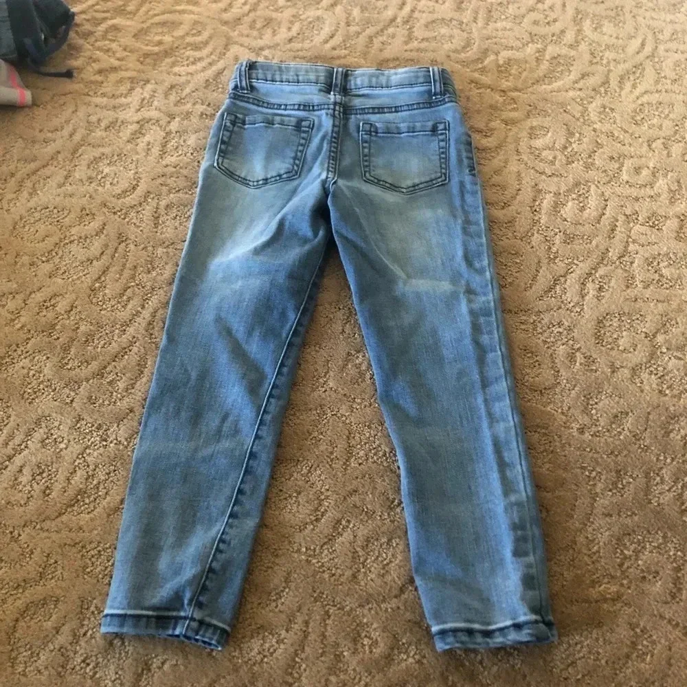 Cat & jack 6 flower jeggings jeans girls